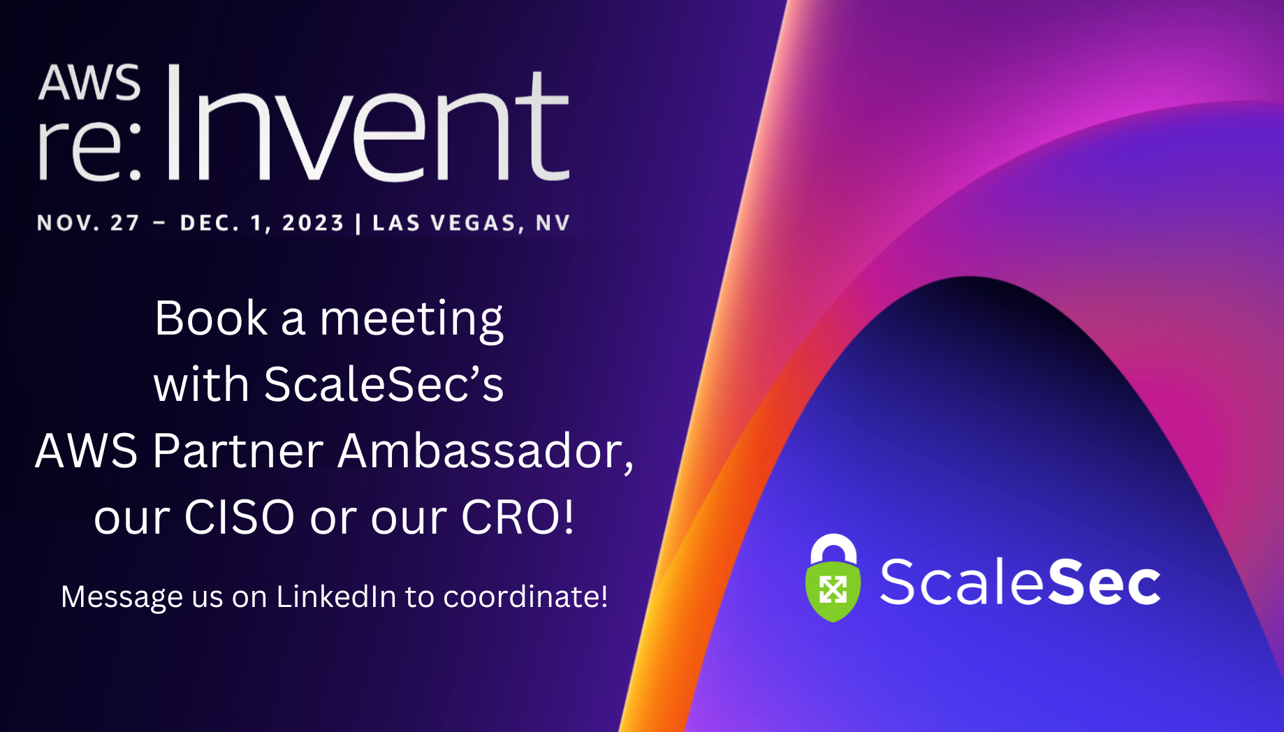 202311-Book a meeting at reInvent